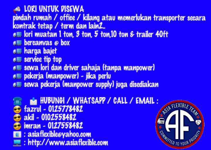 Asia Flexible ( Sewa Lori) 