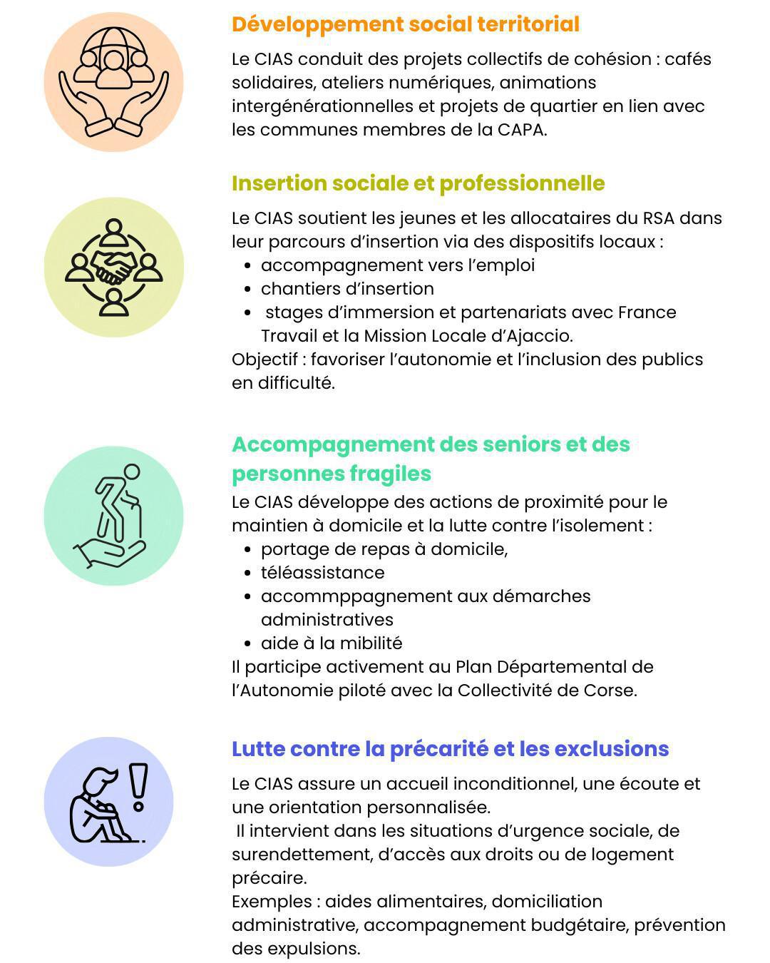 Le Centre intercommunal d’action sociale (CIAS) AJACCIO