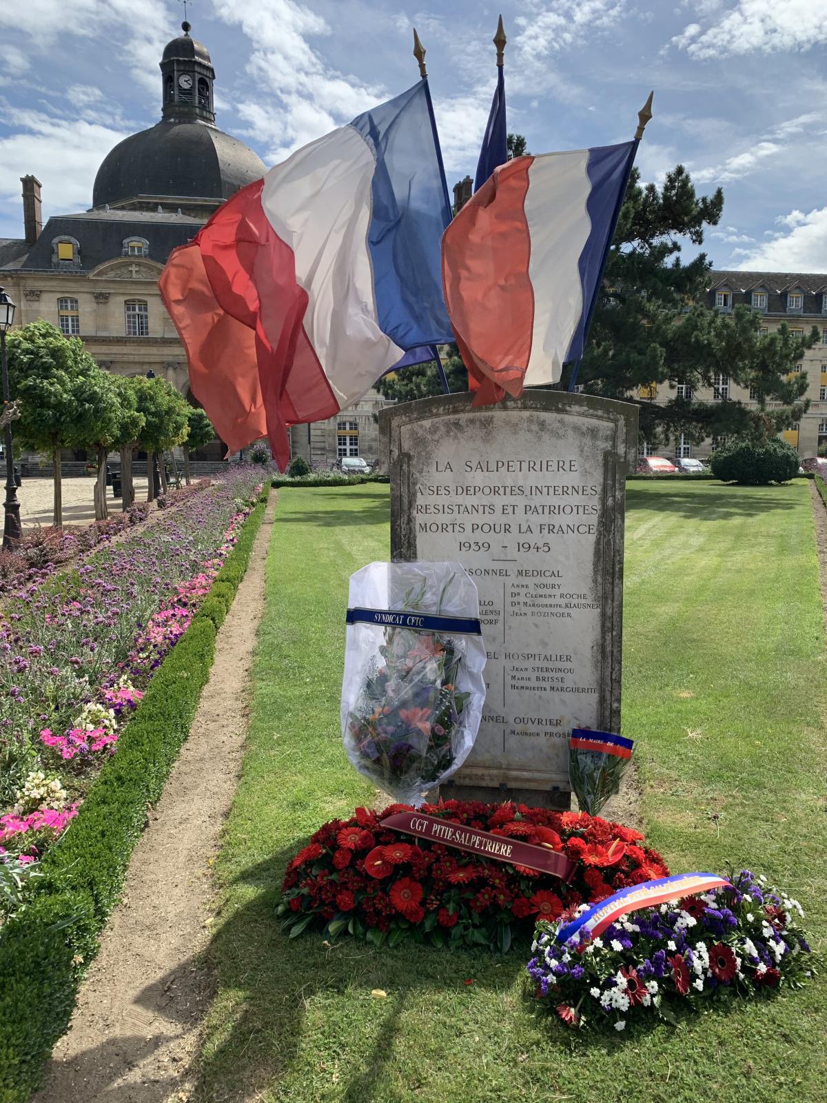 76 ème commémoration de la Libération de Paris à la Pitié-Salpêtrière 