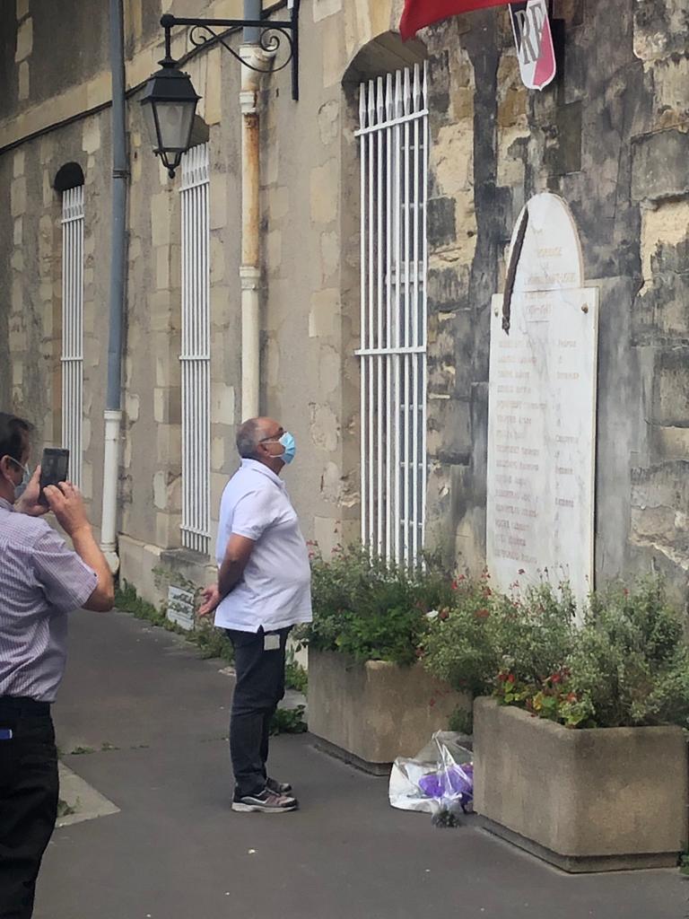 76 ème commémoration de la libération de Paris à Lariboisière ,Fernand Widal et St Louis 76 ème commémoration de la libération de Paris à Lariboisière ,Fernand Widal et St Louis
