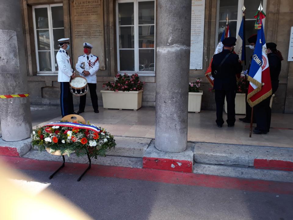 76 ème commémoration de la libération de Paris à Lariboisière ,Fernand Widal et St Louis 76 ème commémoration de la libération de Paris à Lariboisière ,Fernand Widal et St Louis