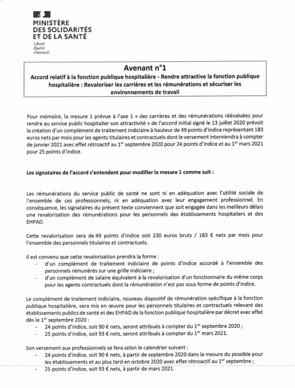Versement de la première augmentation sera effective plus tôt que prévue !! 