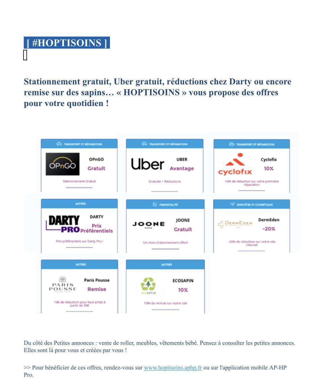 Bon plans sur Hoptisoins 