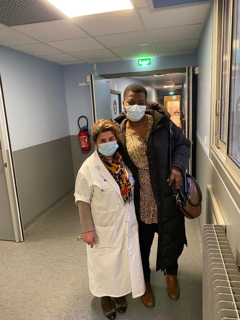 Visite des équipes soignantes de Beaujon Visite des équipes soignantes de Beaujon