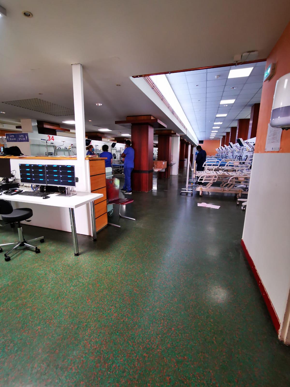 Nouveau centre de régulation à la pitié Salpêtrière à la place du self du personnel  Nouveau centre de régulation à la pitié Salpêtrière à la place du self du personnel