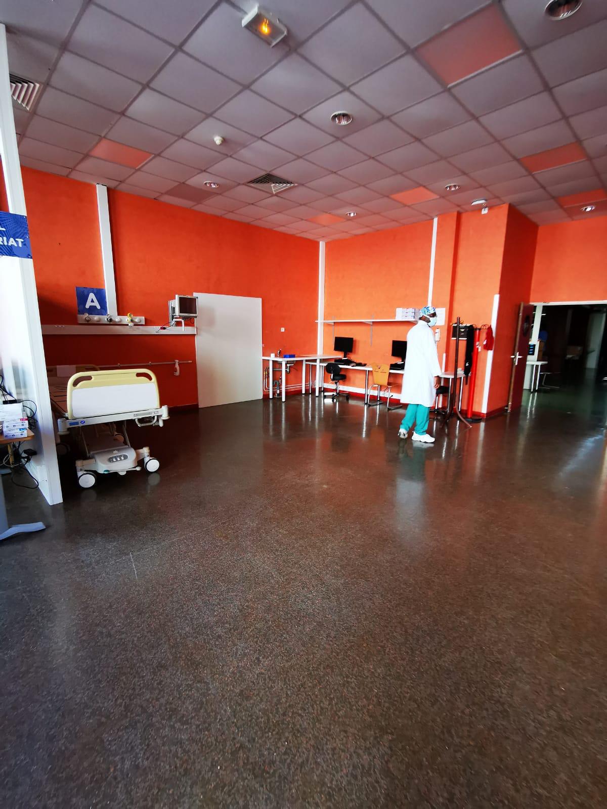 Nouveau centre de régulation à la pitié Salpêtrière à la place du self du personnel  Nouveau centre de régulation à la pitié Salpêtrière à la place du self du personnel