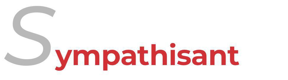 N’oubliez pas de créer votre espace sympathisant. N’oubliez pas de créer votre espace sympathisant.