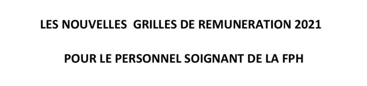Nouvelles grilles de rémunération 2021 Nouvelles grilles de rémunération 2021