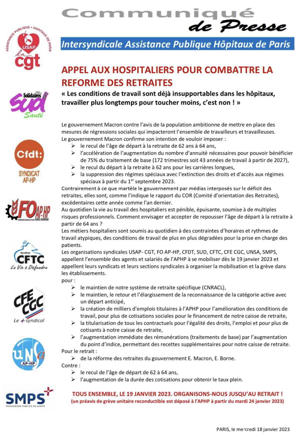 Tous dans la rue pour nos retraites !! Tous dans la rue pour nos retraites !!