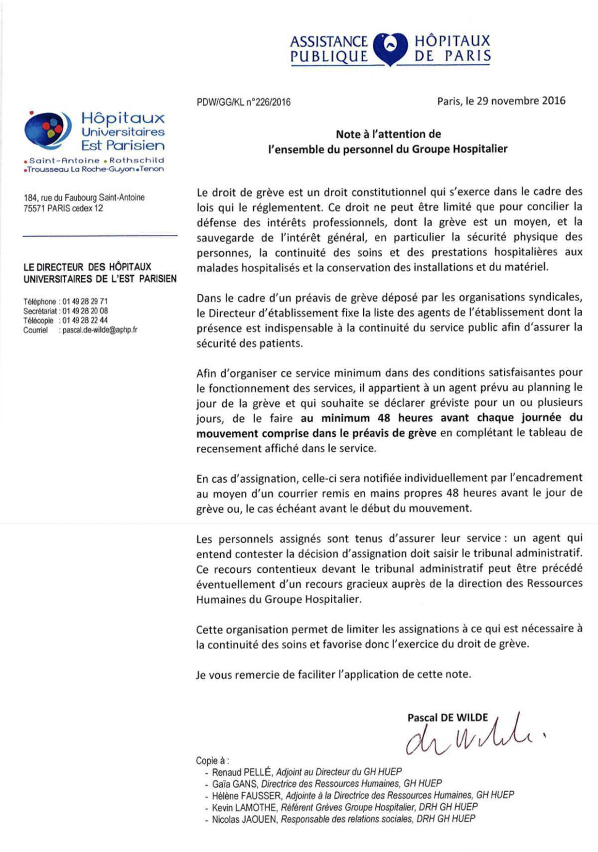 Rappel : le droit de grève Rappel : le droit de grève