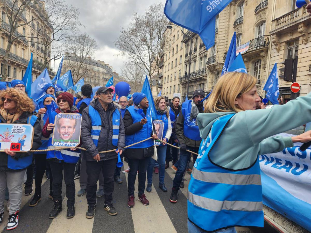 Retour en image de la manifestation du 7 Mars . Retour en image de la manifestation du 7 Mars .