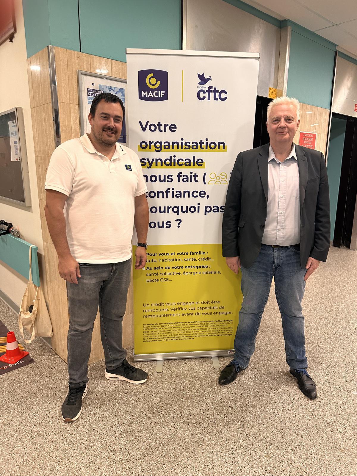 Retour en images sur le point bleu CFTC avec la collaboration de la MACIF 