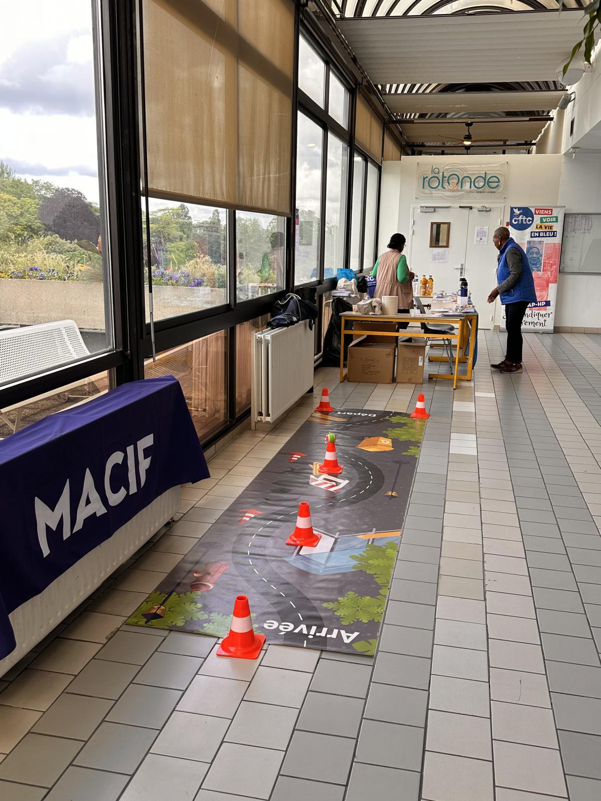 Point bleu et atelier prévention MACIF Point bleu et atelier prévention MACIF