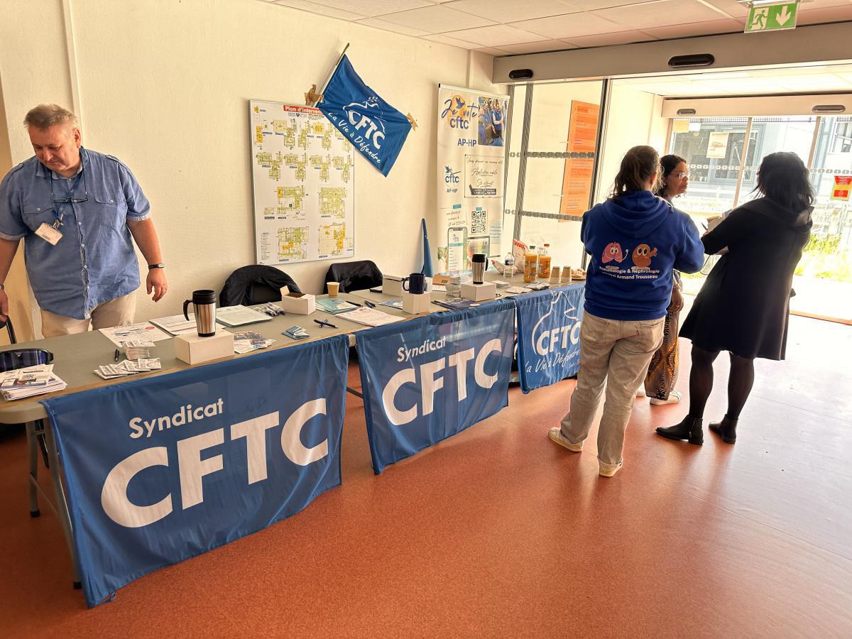 Point bleu CFTC avec la participation de la Macif sur Trousseau Point bleu CFTC avec la participation de la Macif sur Trousseau