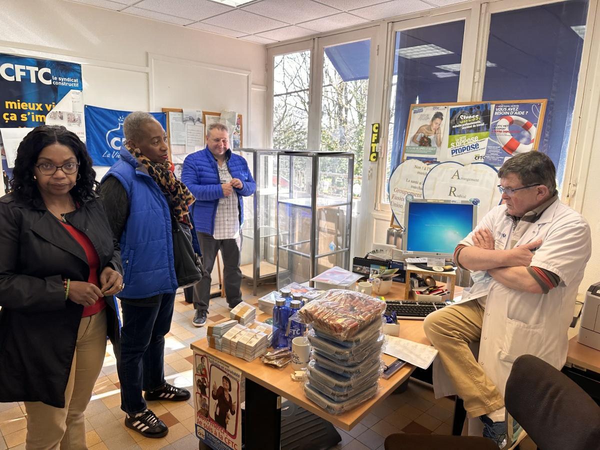 Visite et point Bleu à Georges Clemenceau Visite et point Bleu à Georges Clemenceau