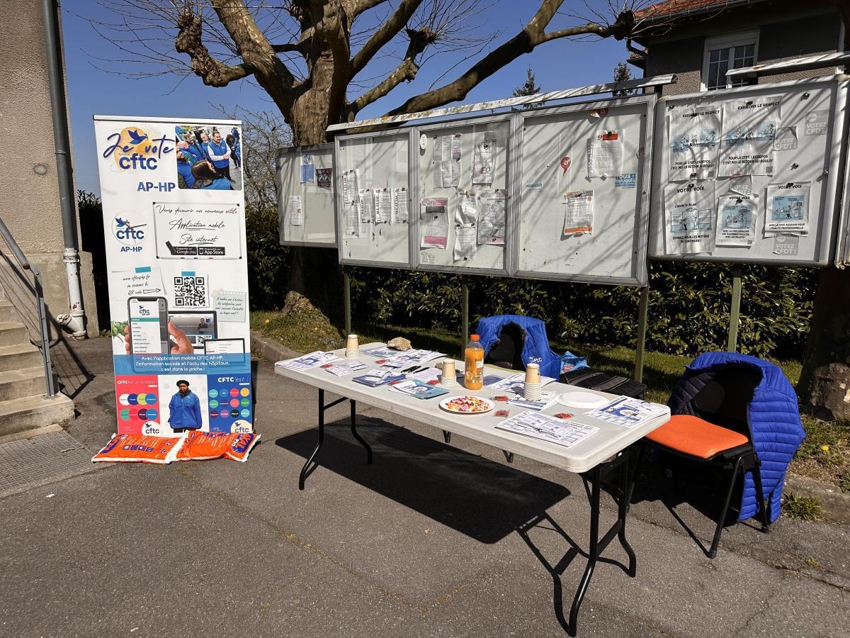 Visite et point Bleu à Georges Clemenceau Visite et point Bleu à Georges Clemenceau