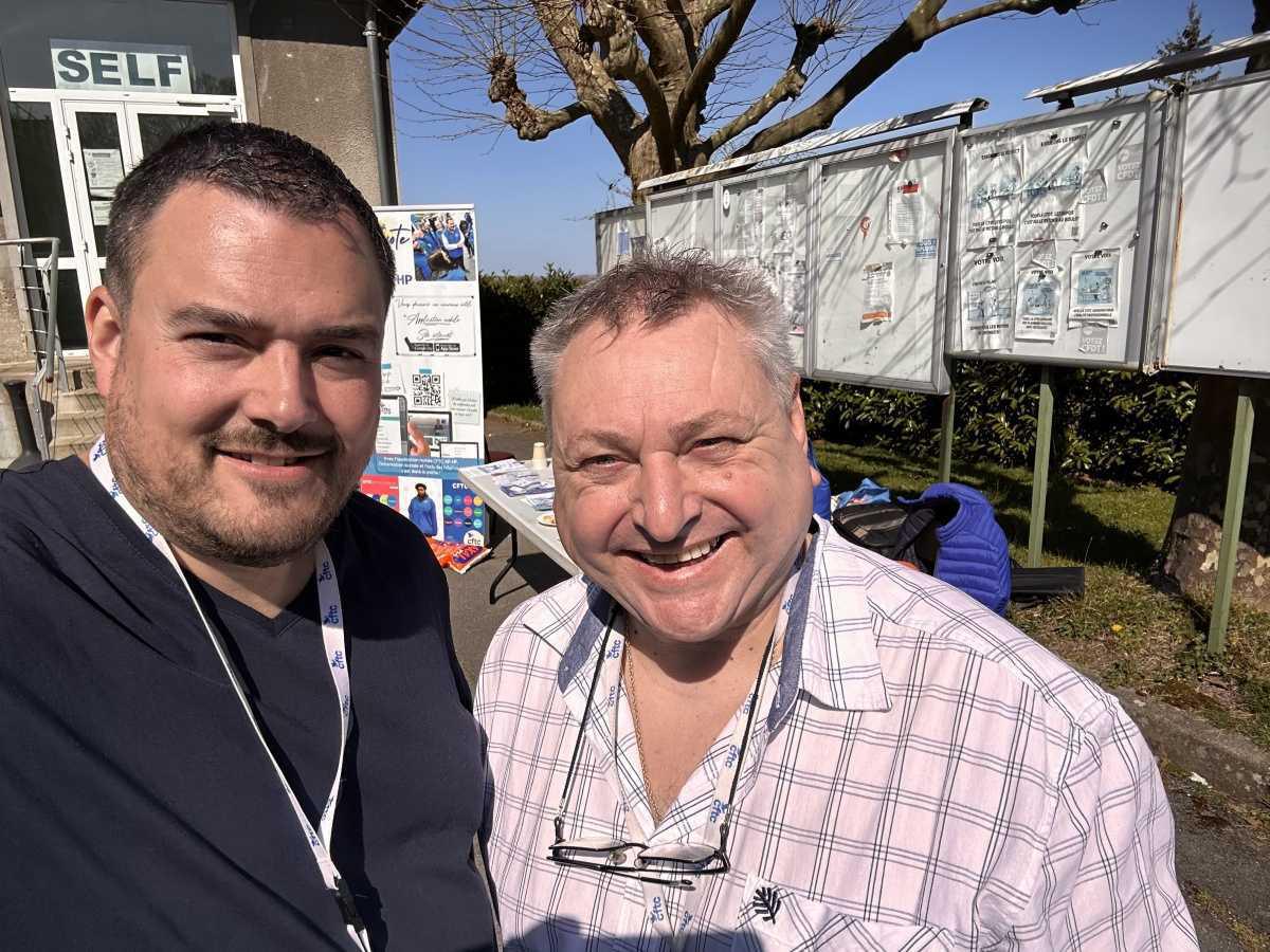 Visite et point Bleu à Georges Clemenceau Visite et point Bleu à Georges Clemenceau