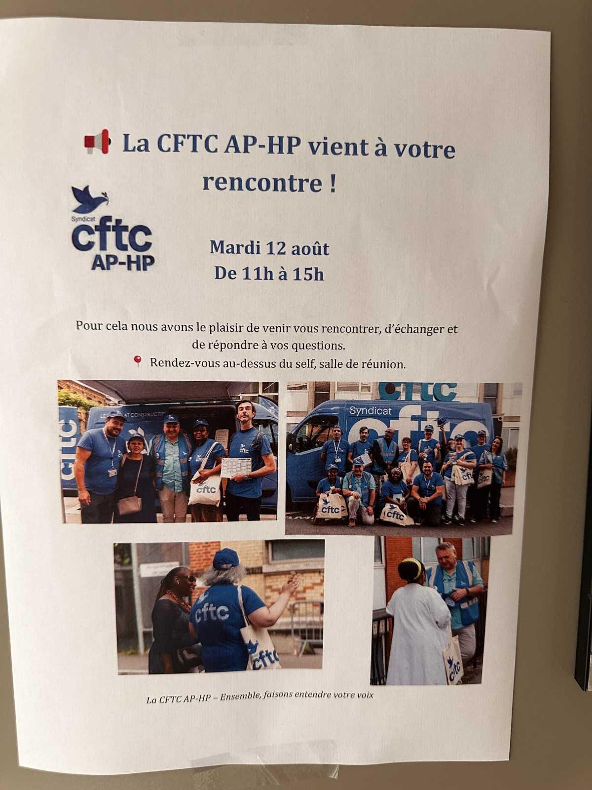 Visite du personnel hospitalier de l’hôpital Marin d’hendaye 