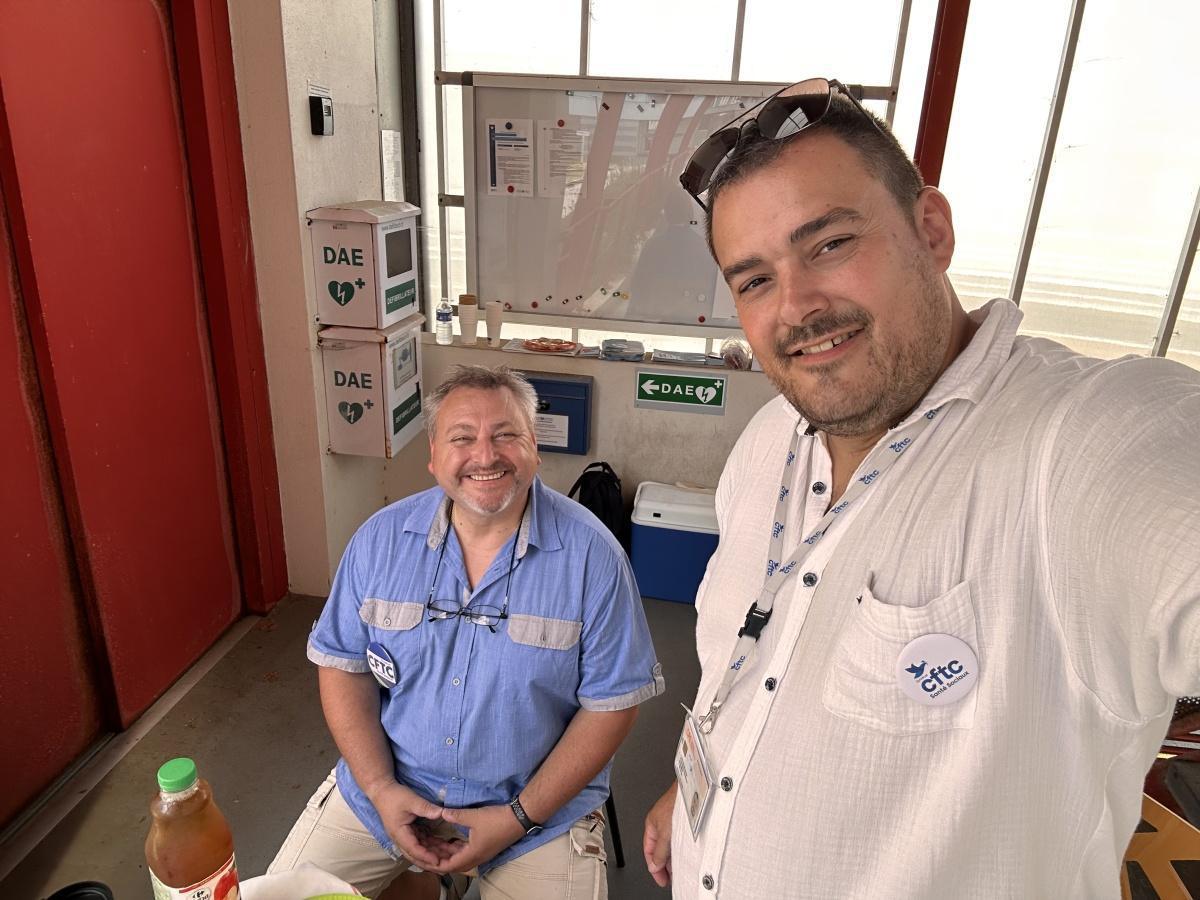 Visite du personnel hospitalier de l’hôpital Marin d’hendaye 