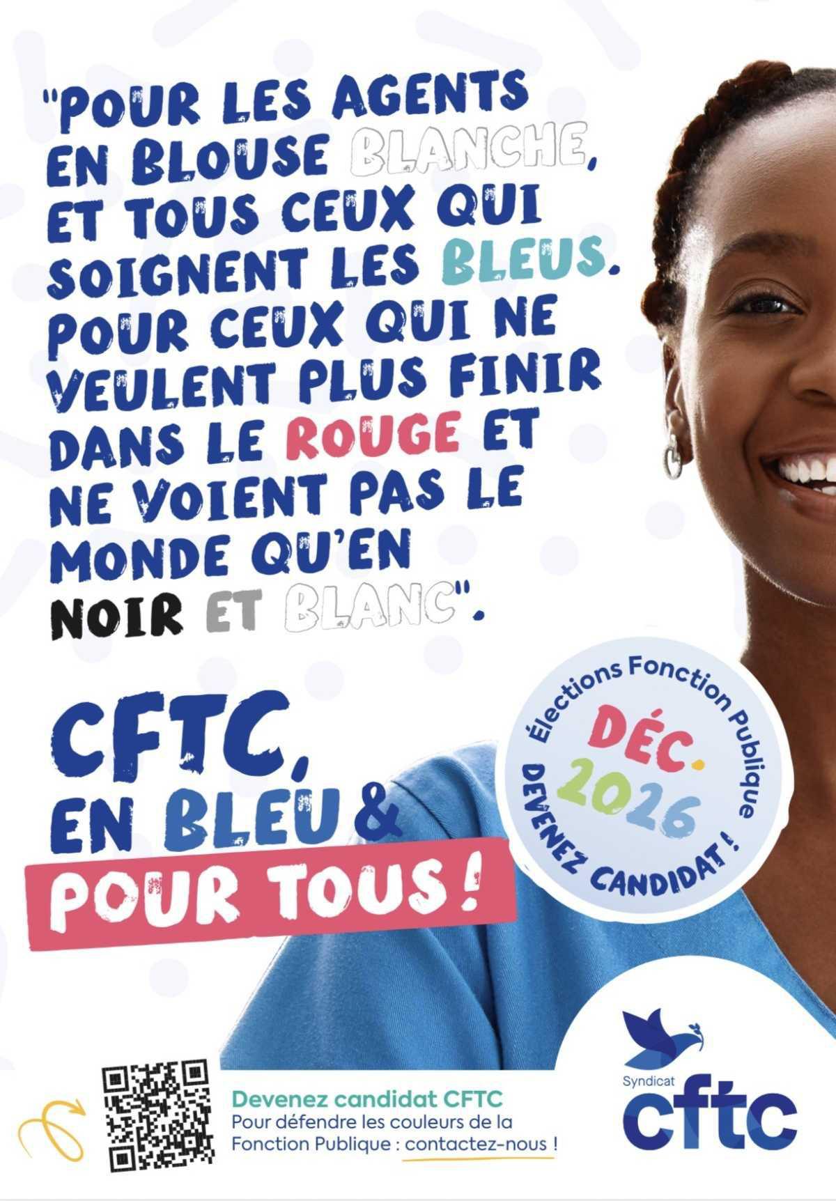 Agents de l’APHP fin 2026 VOTEZ pour la CFTC AP-HP