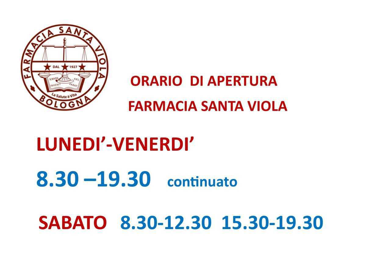Orario di apertura Farmacia Santa Viola snc 