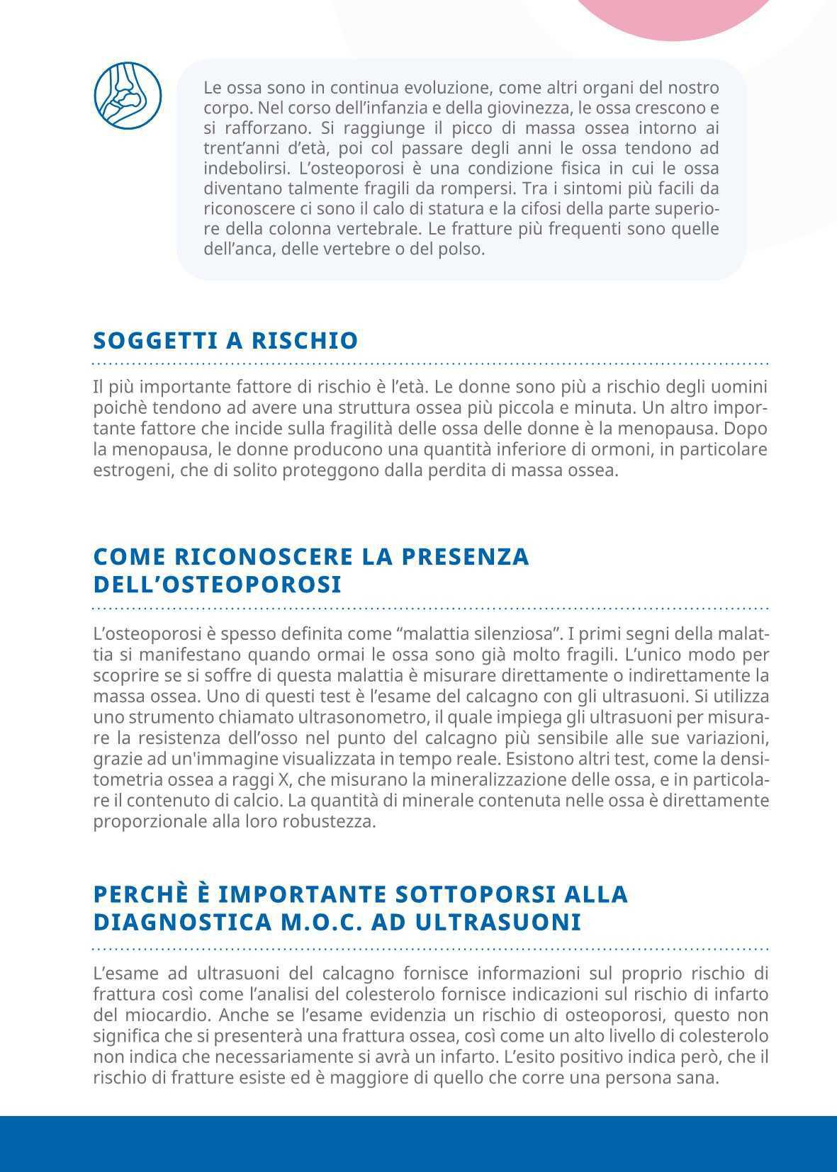 Previeni l'osteporosi -giornata MOC -Farmacia Santa Viola SNC