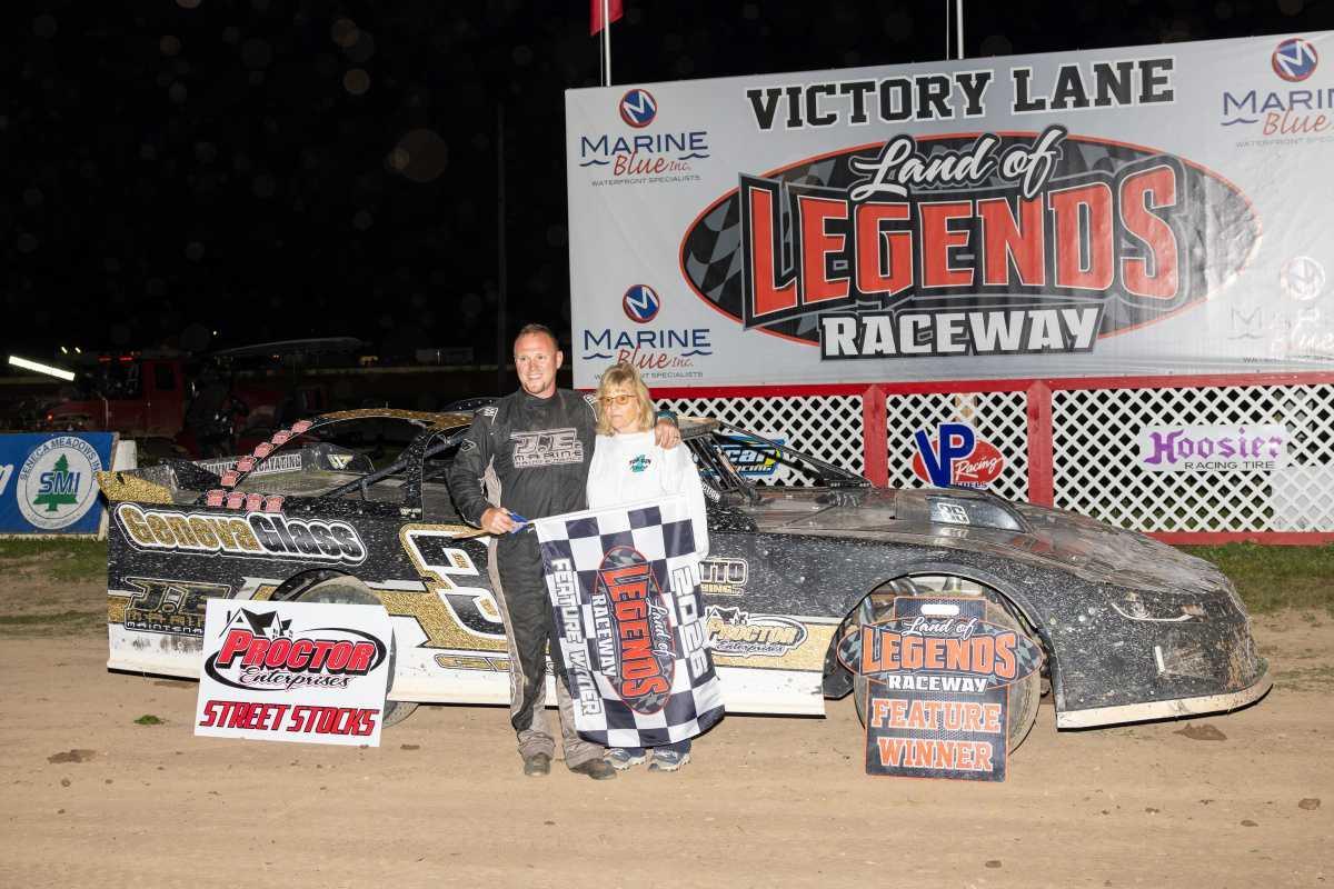 Stock Car Stars Grant & Kerrick Top Guns, LOLR Winged Win To Lotz