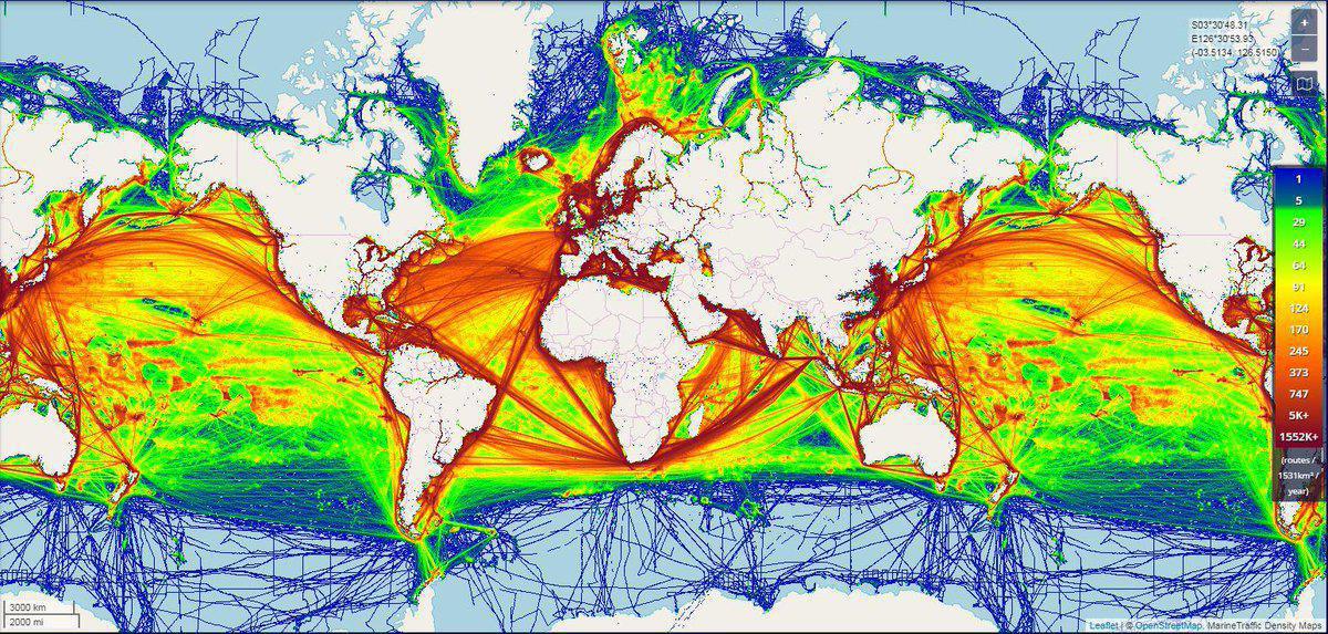 La Géopolitique des Mers et des Océans - Conférence de l'IGLB, le Jeudi 3 Décembre de 10h à 11h30