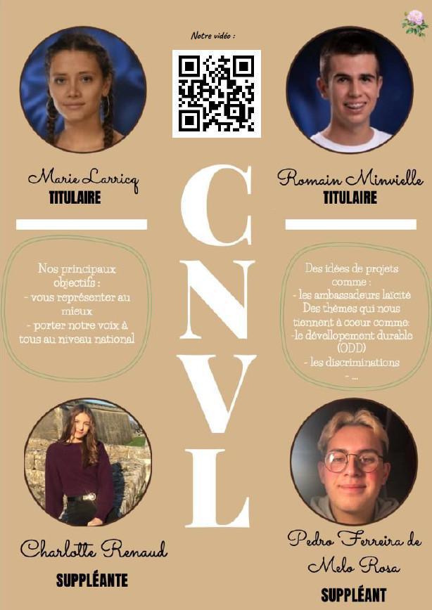 Deux lycéen-ne-s élu-e-s de Barthou au Conseil National de la Vie Lycéenne ! Deux lycéen-ne-s élu-e-s de Barthou au Conseil National de la Vie Lycéenne !