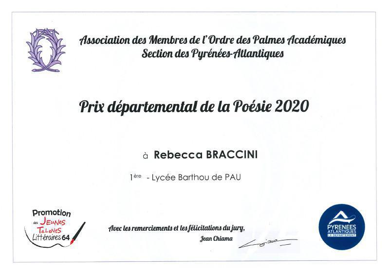 Lauréates au concours « Plaisir d’écrire » de l’AMOPA