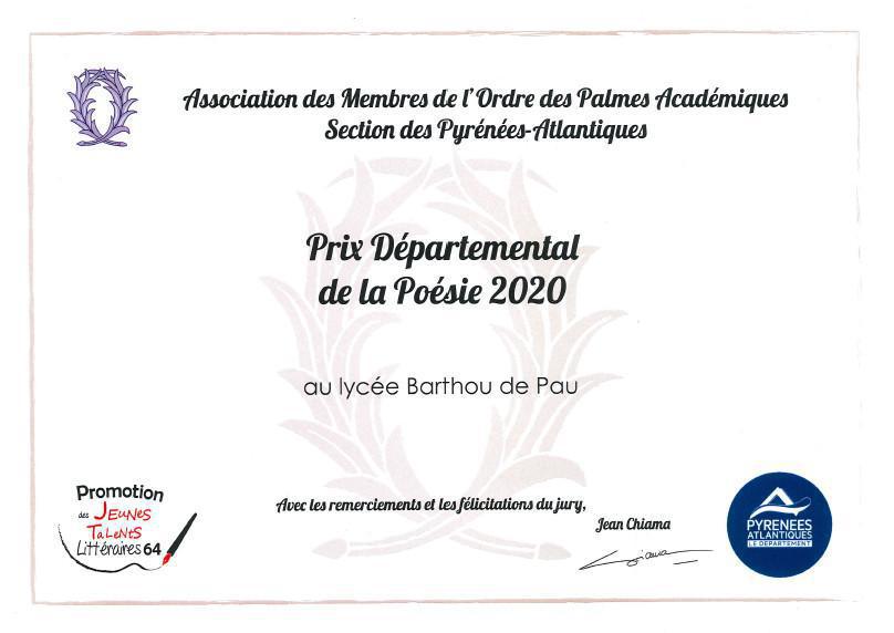 Lauréates au concours « Plaisir d’écrire » de l’AMOPA