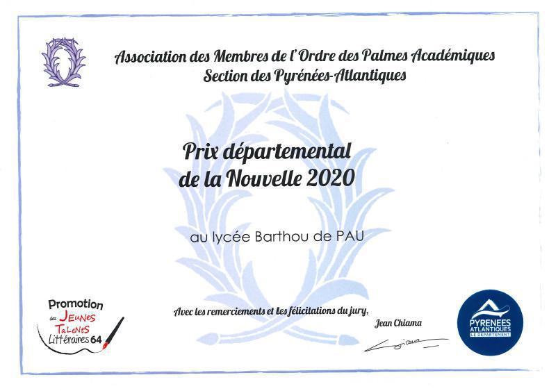 Lauréates au concours « Plaisir d’écrire » de l’AMOPA