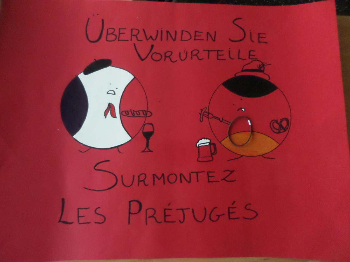 Les affiches de l'exposition de la journée franco-allemande du 22 janvier 2021