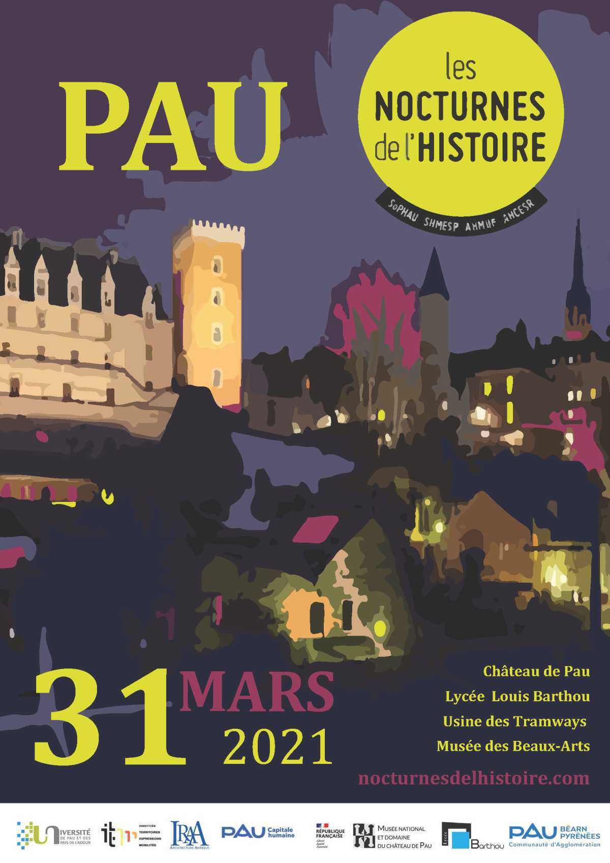 Le Lycée Louis Barthou participe aux Nocturnes de l'Histoire, le mercredi 31 mars 2021