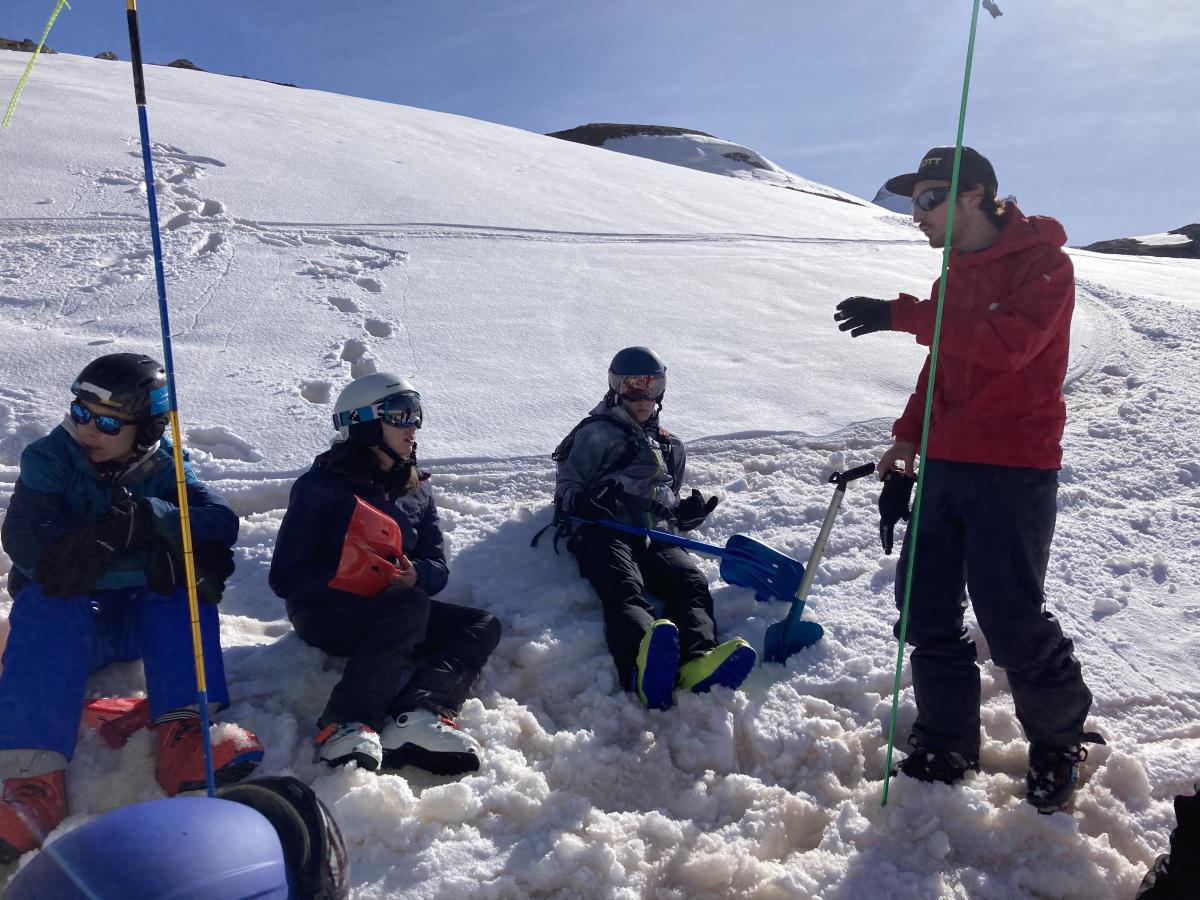 Sortie AS "Les Coquelicots" - Initiation au ski de randonnée à Aneu