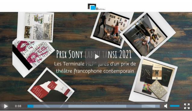 Prix Sony Labou Tansi 2021 - Les élèves de Terminale HLP jurés d'un prix de théâtre francophone contemporain Prix Sony Labou Tansi 2021 - Les élèves de Terminale HLP jurés d'un prix de théâtre francophone contemporain