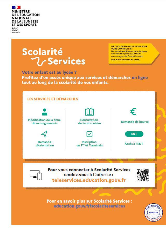 Scolarité services : une offre globale de services et démarches en ligne à faire connaître aux parents