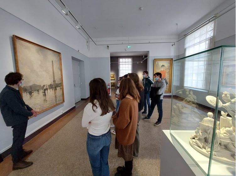 Die 1ère Abibac im "Musée des Beaux-Arts" Die 1ère Abibac im "Musée des Beaux-Arts"