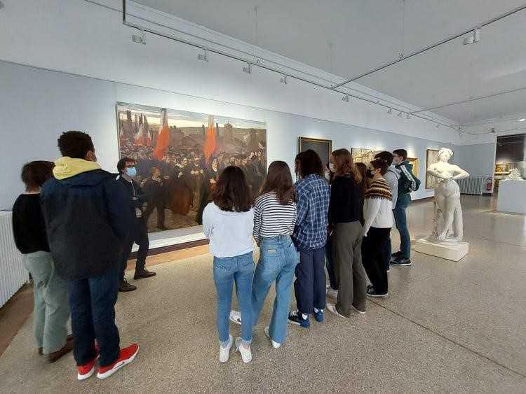 Die 1ère Abibac im "Musée des Beaux-Arts" Die 1ère Abibac im "Musée des Beaux-Arts"