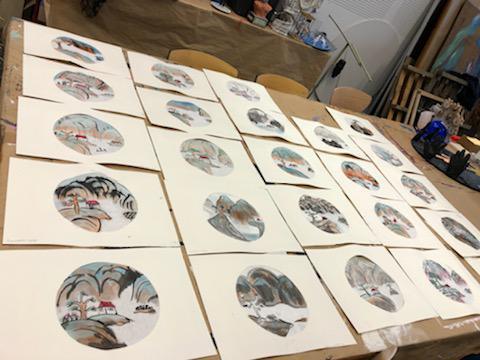 La calligraphie chinoise en arts plastiques avec l'Institut Confucius de Pau Pyrénées La calligraphie chinoise en arts plastiques avec l'Institut Confucius de Pau Pyrénées