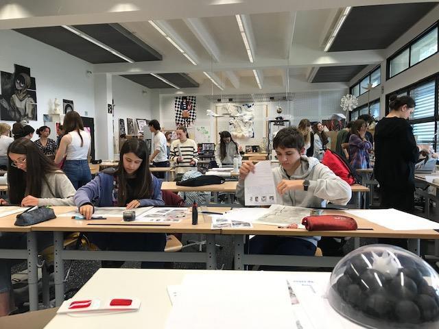 Cordées de la réussite : mini-stages de pratique artistique au lycée pour des élèves de la CHAAP du collège Clermont Cordées de la réussite : mini-stages de pratique artistique au lycée pour des élèves de la CHAAP du collège Clermont