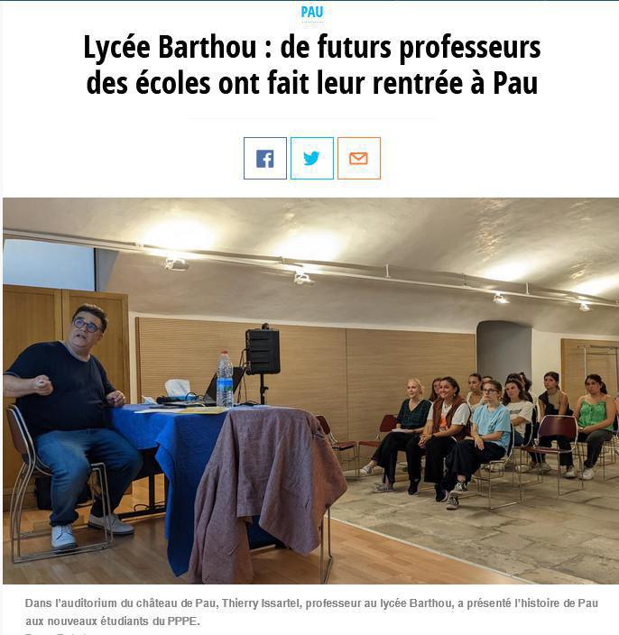 Journée d'intégration pour les 118 étudiants des licences "parcours préparatoires au professorat des écoles" (PPPE) Journée d'intégration pour les 118 étudiants des licences "parcours préparatoires au professorat des écoles" (PPPE)