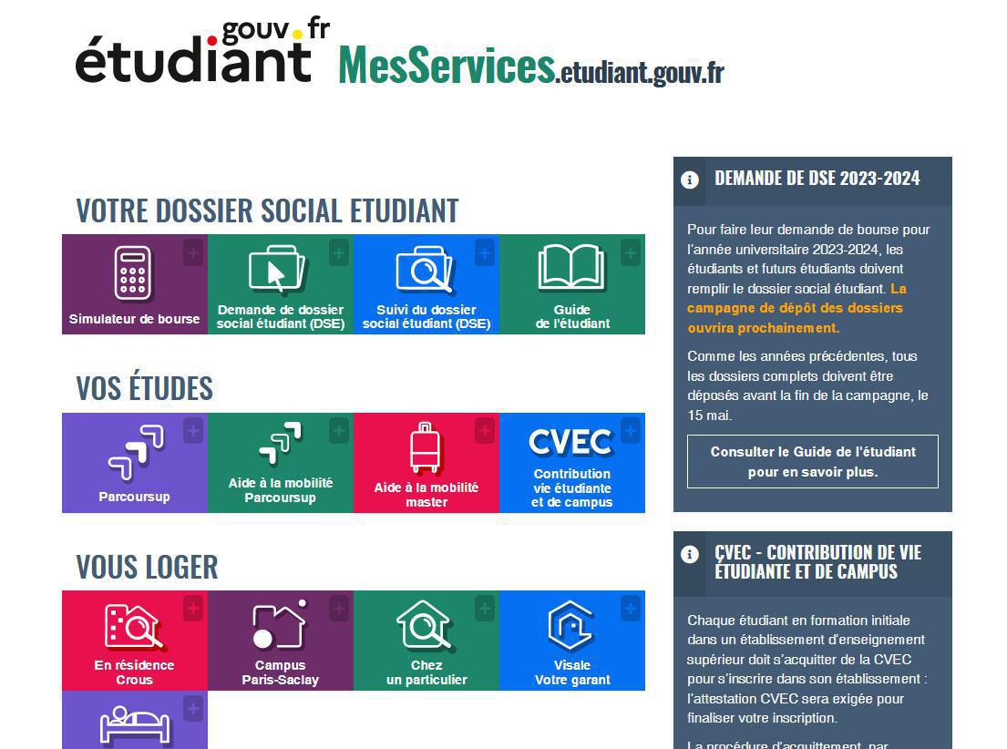 Campagne de constitution du Dossier Social Etudiant (DSE) entre le 23 mars et le 15 mai pour la rentrée 2023 dans le Supérieur Campagne de constitution du Dossier Social Etudiant (DSE) entre le 23 mars et le 15 mai pour la rentrée 2023 dans le Supérieur