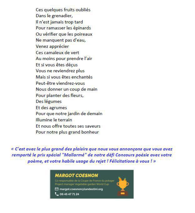 L'équipe éco-lycée : entre le jardinage et la poésie L'équipe éco-lycée : entre le jardinage et la poésie