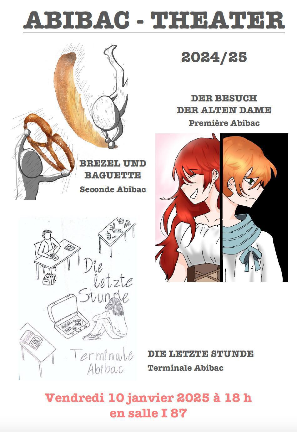 Théâtre Abibac 2024/25 Théâtre Abibac 2024/25