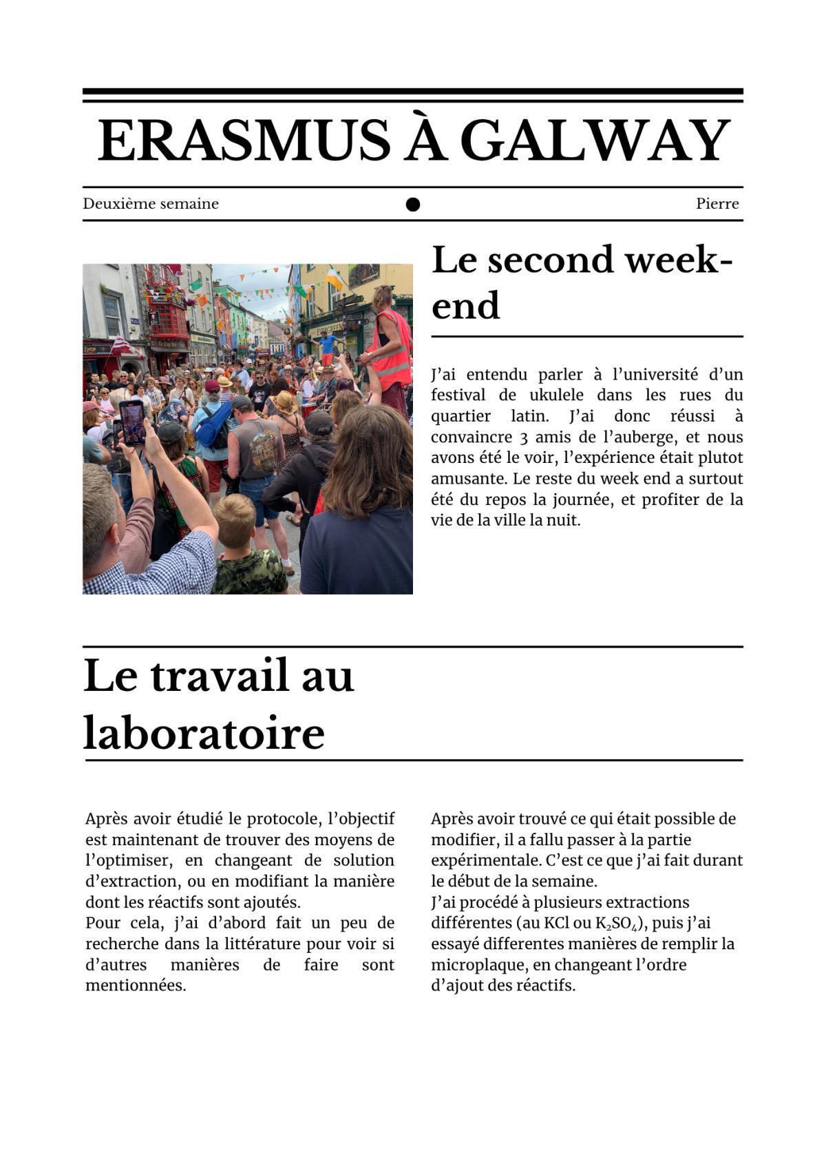 Erasmus+ 2025 en Irlande : témoignage d’un étudiant CPGE PCSI à Galway