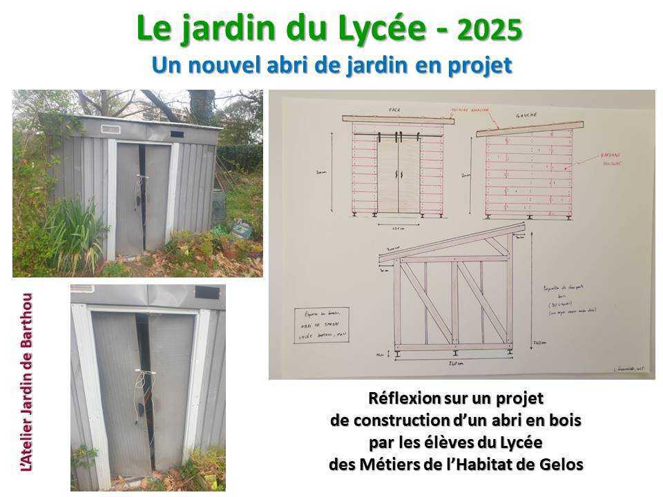 Un petit tour au jardin du lycée en 2025