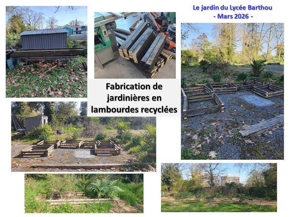 Un petit tour au jardin du lycée : de la poésie et du recyclage ...