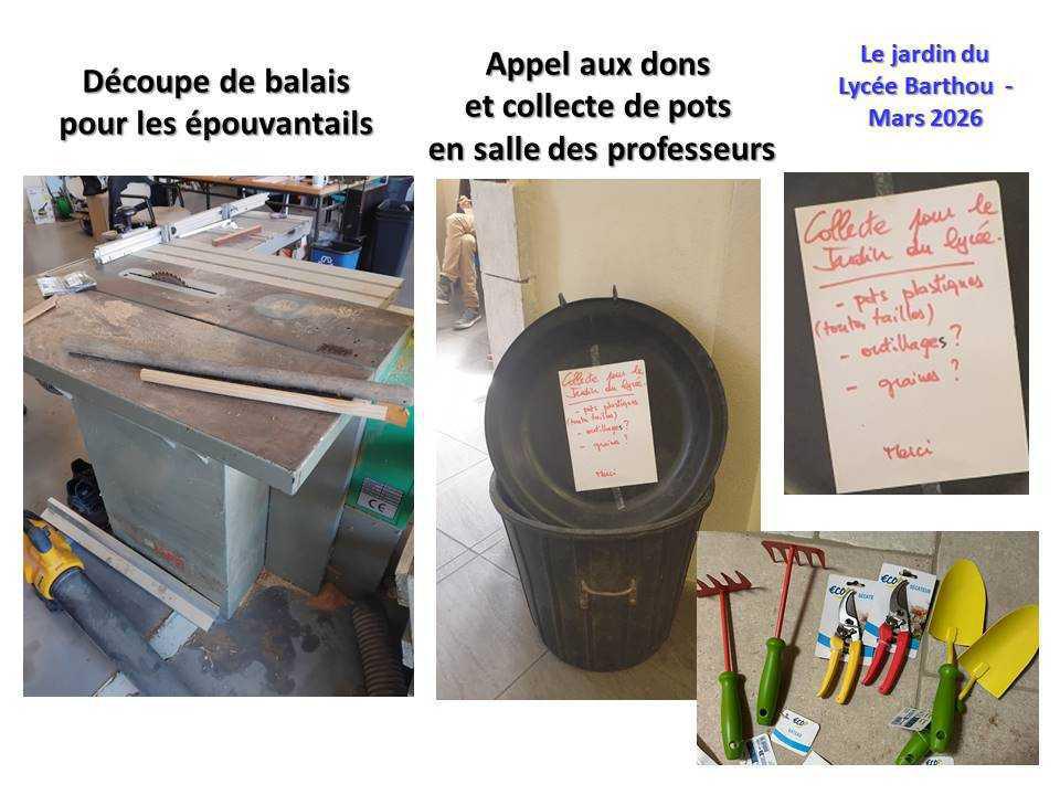 Un petit tour au jardin du lycée : de la poésie et du recyclage ... Un petit tour au jardin du lycée : de la poésie et du recyclage ...