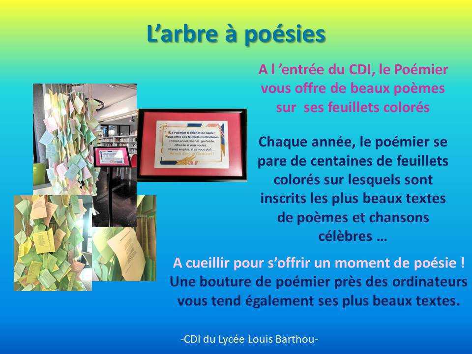 Un printemps tout en poésie...